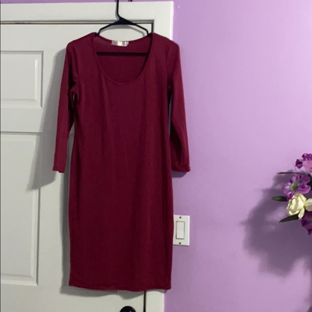 ⚡️SALE⚡️ Burgundy Dress